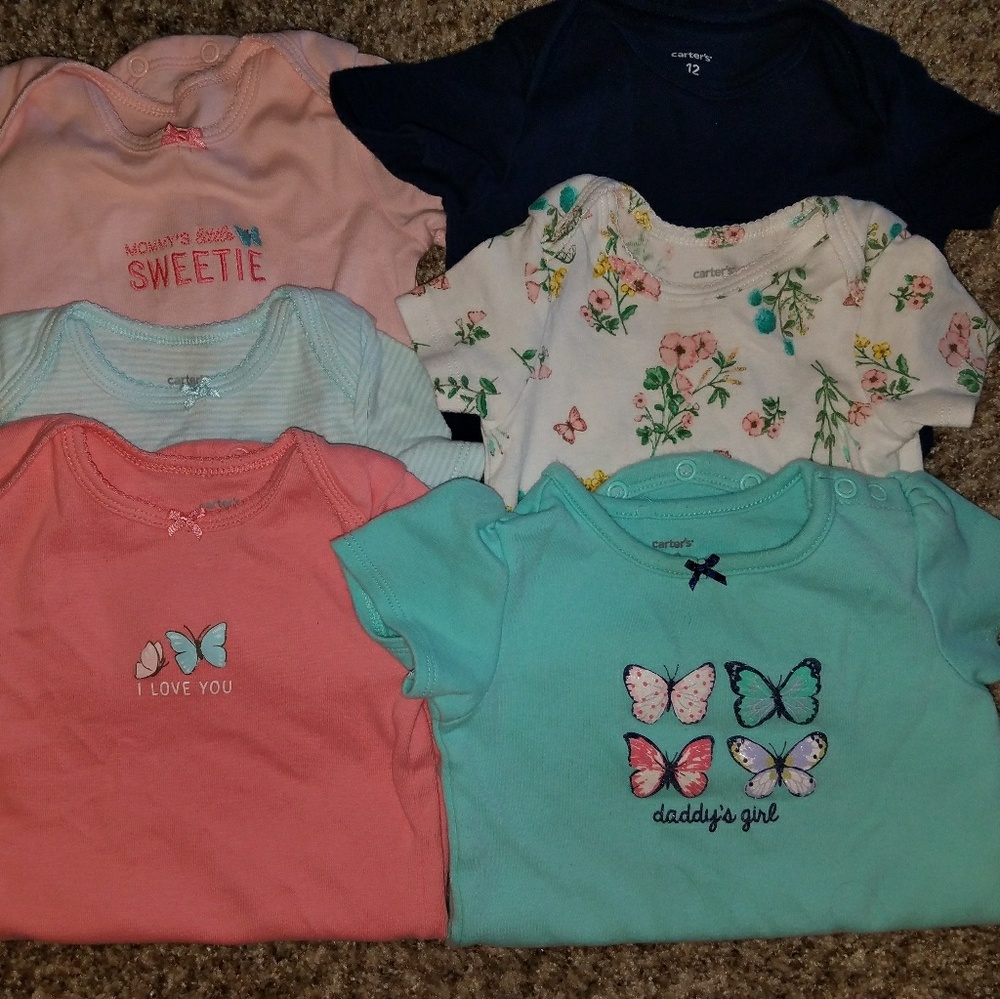 12m Carter's  Onesies